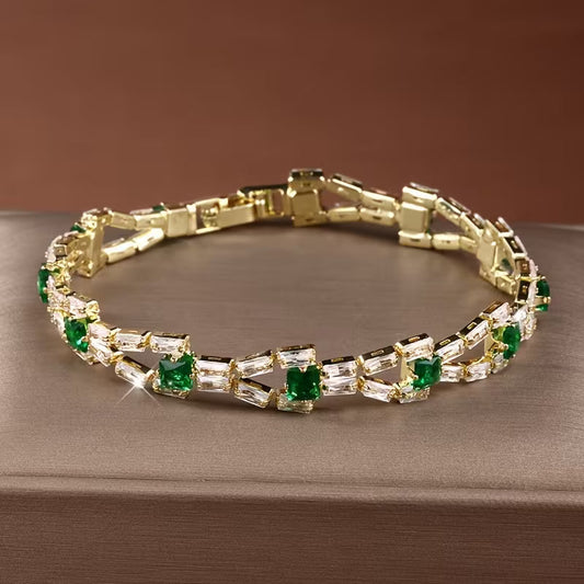 Verde Link Tenisový náramek | Zlato