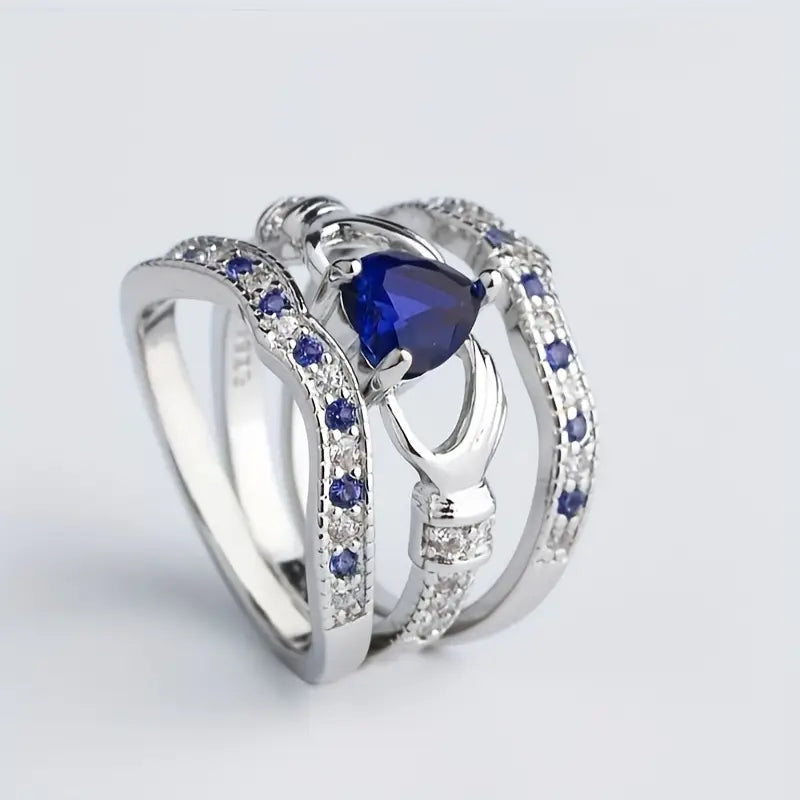 Eternal Lux Azura Sada prstenů | Bílé zlato
